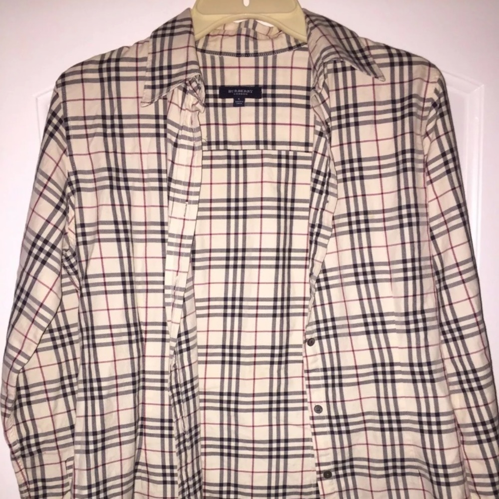 Authentic Burberry Novacheck button down size sm